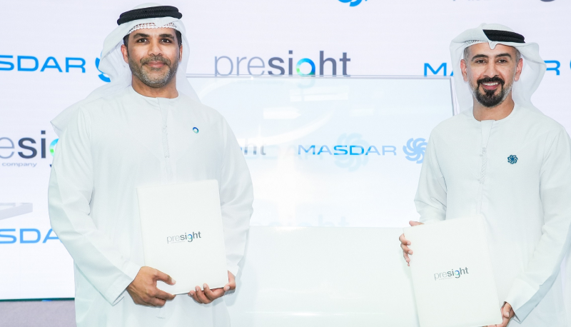 MoU by Masdar and Presight seeks to establish joint venture to build AI asset management tool